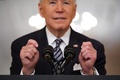 米国のジョー・バイデン大統領。ホワイトハウスにて（2021年3月11日撮影）。(c)MANDEL NGAN / AFP