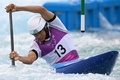 東京五輪、カヌー・スラローム男子カナディアンシングル決勝に臨む羽根田卓也（2021年7月26日撮影）。(c)Charly TRIBALLEAU / AFP