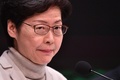 香港で記者会見に臨む、林鄭月娥（キャリー・ラム）行政長官（2020年2月3日撮影）。(c)AFP/Anthony WALLACE