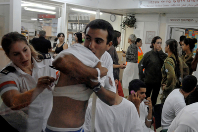 パレスチナ武装勢力がイスラエルをロケット攻撃、5月以来最大規模の兵士57人が負傷