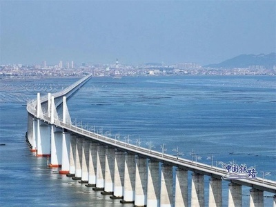 中国初の海上高速鉄道 「福州・アモイ線」がテスト走行