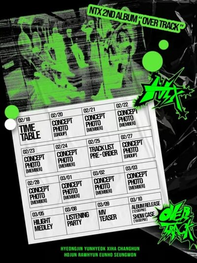 NTX、3月10日に2ndフルアルバム「OVER TRACK」