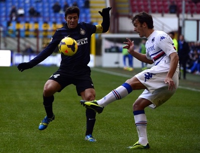 インテル、終盤にサンプドリアに追いつかれドローに