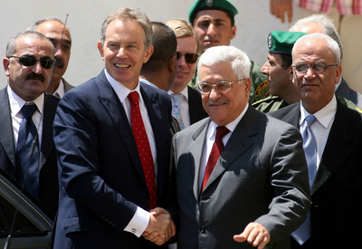 ブレア中東和平特使、イスラエルとパレスチナの指導者と会談