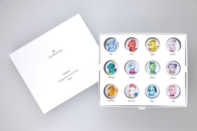 「スワロフスキー×吉井宏」十二支のクリタル・オブジェ、コレクターズボックスも