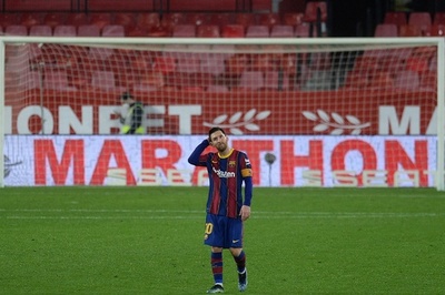 バルサがセビージャに敗れる 国王杯制覇へ崖っぷち