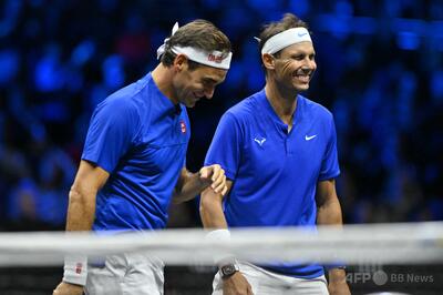 引退ナダルのキャリア「歴史的」 盟友フェデラー氏が称賛
