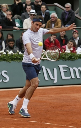 フェデラーが危なげなく1回戦突破、全仏オープン