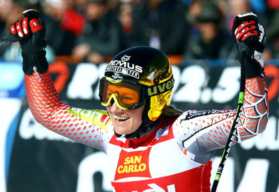 ＜06-07アルペンスキーW杯＞女子スーパー大回転・第6戦、ゲーチル 今季4勝目を飾る - イタリア