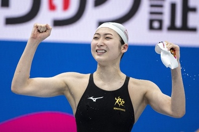 池江璃花子が東京五輪内定、白血病乗り越え涙のV 日本選手権