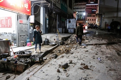 中国・雲南省でM5.0の地震 4人死亡、24人負傷