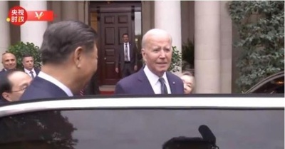 バイデン大統領 会談後自ら習近平主席を見送り 中国車を称賛「ビューティフル！」