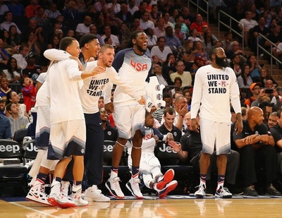 バスケ米国代表がドミニカに大勝、ローズは欠場
