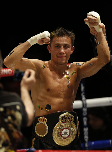 石田、王者ゴロフキンに3回KO負け