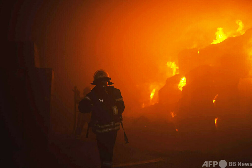 ウクライナ、ロシア無人機58機撃墜 首都への攻撃は過去最大