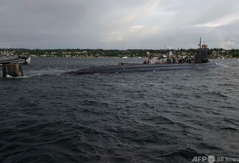 米原潜、潜航中に物体に衝突 現場は南シナ海か