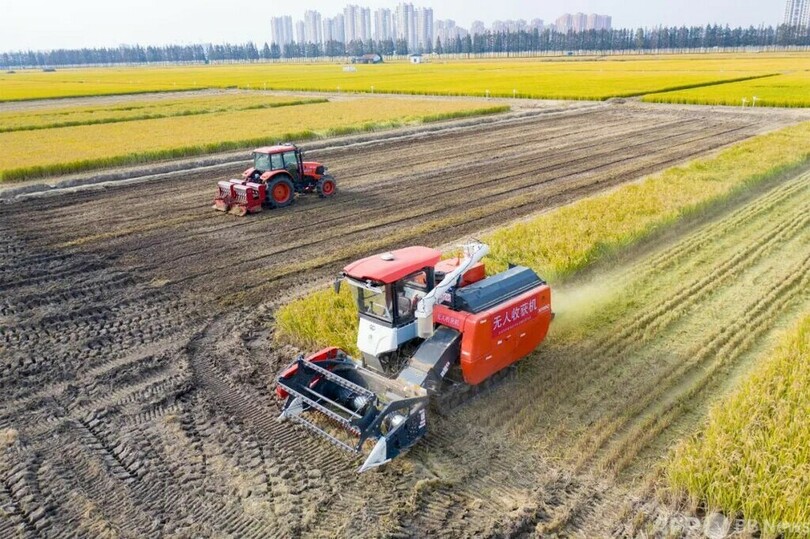 全作業が自動化、3840ムーの農地は科学技術の塊＝江蘇省の農園