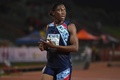 陸上の南アフリカ選手権で女子1500メートルに臨んだキャスター・セメンヤ（2019年4月26日撮影）。(c)STRINGER / AFP