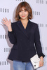 韓国・ソウル（Seoul）の新羅ホテル（Shilla Seoul）で行われた、コスメブランド「ボビイ ブラウン（Bobbi Brown）」の新商品発表イベントに臨む、ガールズグループ「f(x)（エフエックス）」のルナ（Luna、2015年3月3日撮影）。(c)STARNEWS