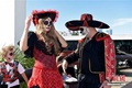 ブラジル・サンパウロのラテンアメリカ記念館で行われたメキシコの「死者の日」イベント（2023年11月4日撮影、資料写真）。(c)CNS