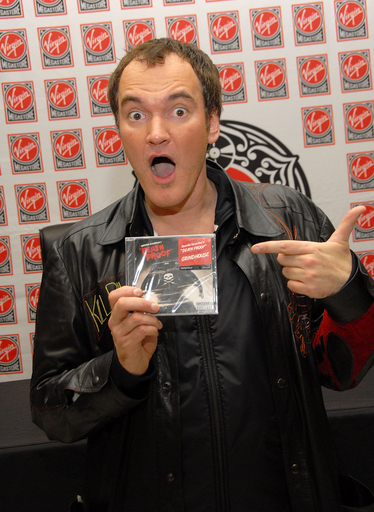 クエンティン・タランティーノ監督 映画「Death Proof」のサウンドトラックPRのためのサイン会開催 - 米国