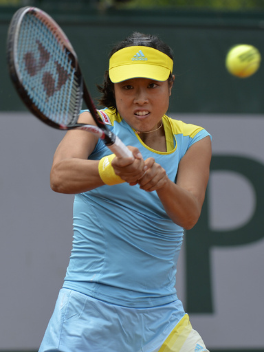 森田、初戦で姿消す 全仏オープン