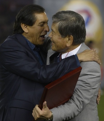 川淵三郎氏、ブエノスアイレスでディアス氏と再会