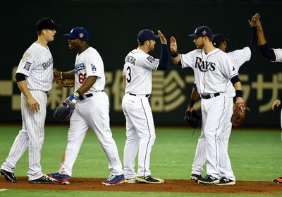 大リーグ選抜が日本に快勝、日米野球