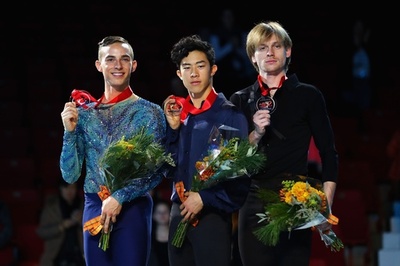 チェンがスケート・アメリカ制覇、GPファイナルの出場権を獲得