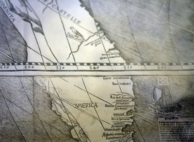 「アメリカ」の名を初めて記した地図、米国議会図書館に展示