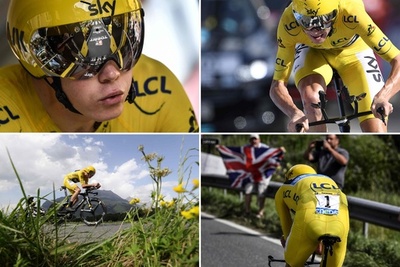 TT制したフルーム、3度目の総合制覇に大きく前進 ツール・ド・フランス