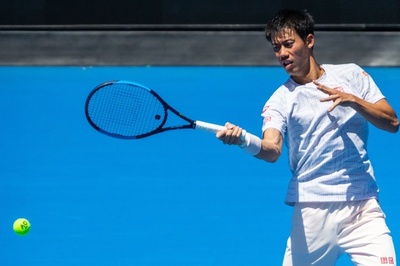 錦織やフェデラー、ナダルが汗流す 全豪OP開幕を控え