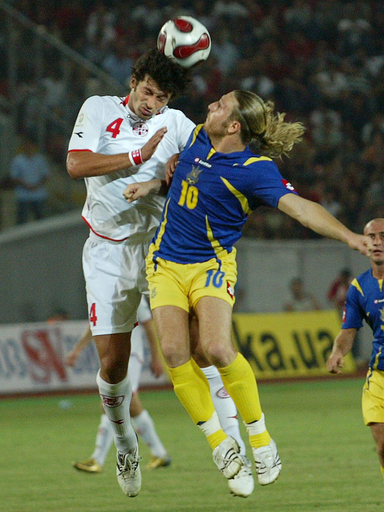 ＜サッカー 欧州選手権2008・予選＞ウクライナ アウェーでグルジアと引き分ける