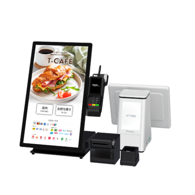 飲食店向けフルセルフPOS「IPT3800 D24」を発表