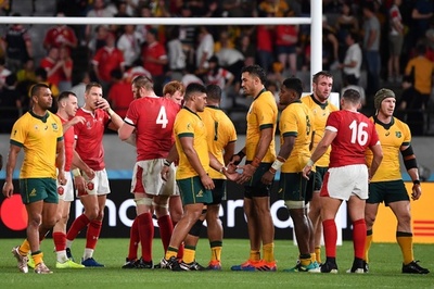 ウェールズ、激戦でオーストラリア振り切る ラグビーW杯