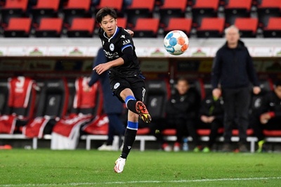 奥川が得点 ビーレフェルトはフライブルクと同点に持ち込む