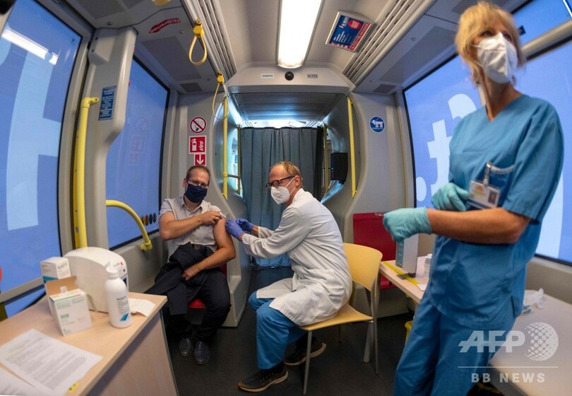 ワクチン電車 でインフル予防 同時流行阻止へ新戦法 ウィーン 写真9枚 国際ニュース Afpbb News