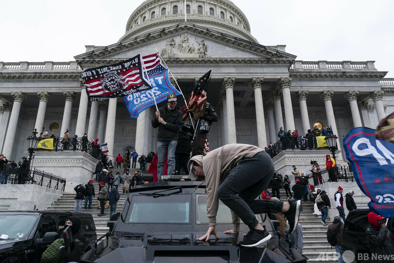 米議会襲撃でパイプ爆弾設置 FBI、容疑者情報に報奨金780万円