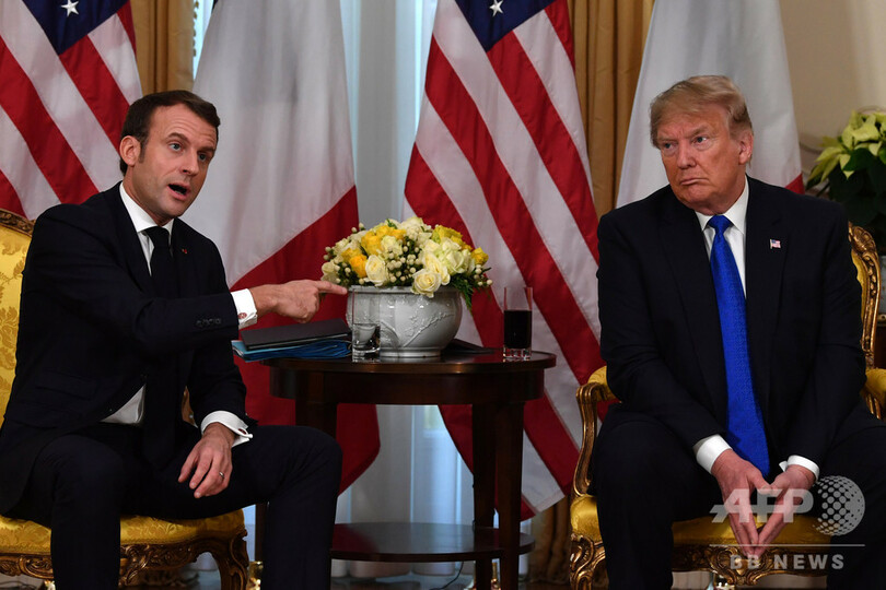 トランプ氏、仏大統領を「首相」に格下げ 演説でミス