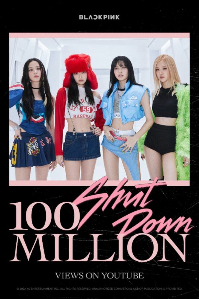 BLACKPINK、「Shut Down」MVが1億ビュー超え – KOREA WAVE 写真