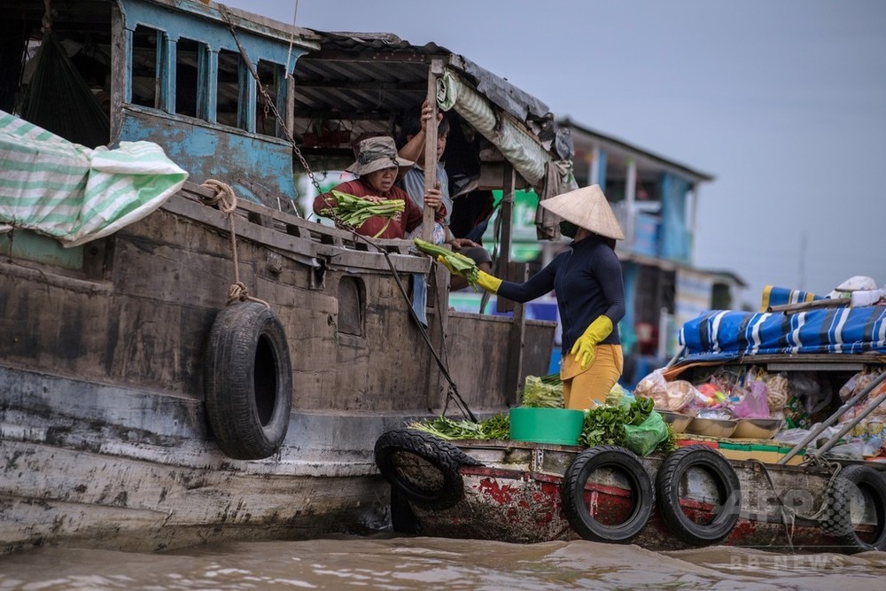 観光がつなぎ留める伝統の水上マーケット ベトナム 写真13枚 国際ニュース Afpbb News