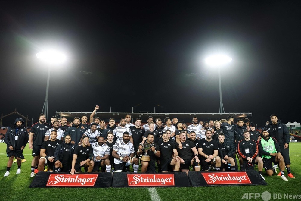 Nzが序盤もたつくもフィジーに圧勝 リースが3トライ 写真8枚 国際ニュース Afpbb News