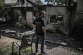 イスラム組織ハマスの奇襲を受けたイスラエル南部のキブツ（生活共同体）、ベエリ（2023年11月5日撮影）。(c)Aris MESSINIS / AFP