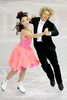 フィギュアスケート四大陸選手権2009、アイスダンス・コンパルソリーダンス（規定、CD）に臨むメリル・デイビス（左）とチャーリー・ホワイト。（2009年2月4日撮影）(c)AFP/Getty Images/Matthew Stockman