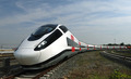 中車唐山公司が研究開発した編成可変型高速鉄道車両（撮影日不明）。(c)Xinhua News