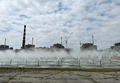 ウクライナ南東部のザポリージャ原子力発電所。IAEA提供（2023年6月15日撮影）。(c)AFP PHOTO / IAEA 