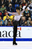 13-14フィギュアスケートグランプリGPシリーズ第2戦、スケート・カナダ（2013 Skate Canada International）男子シングル・フリースケーティング（FS）。演技に臨む羽生結弦（Yuzuru Hanyu、2013年10月26日撮影）。(c)AFP/Getty Images/Dave Sandford
