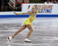 13-14フィギュアスケートGPシリーズ開幕戦スケート・アメリカ（Skate America 2013）、女子シングル・ショートプログラム（SP）。演技に臨むエレーナ・ラディオノワ（Elena Radionova、2013年10月19日撮影）。(c)AFP/Getty Images/Dave Reginek