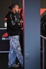 24F1第15戦オランダGPを控え、記者団の取材に応じるメルセデスAMGのルイス・ハミルトン（2024年8月22日撮影）。(c)JOHN THYS / AFP