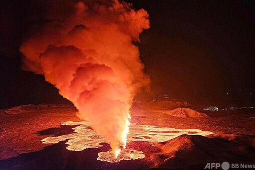 アイスランド南西部でまた火山噴火 昨年12月以降3度目 写真12枚 国際